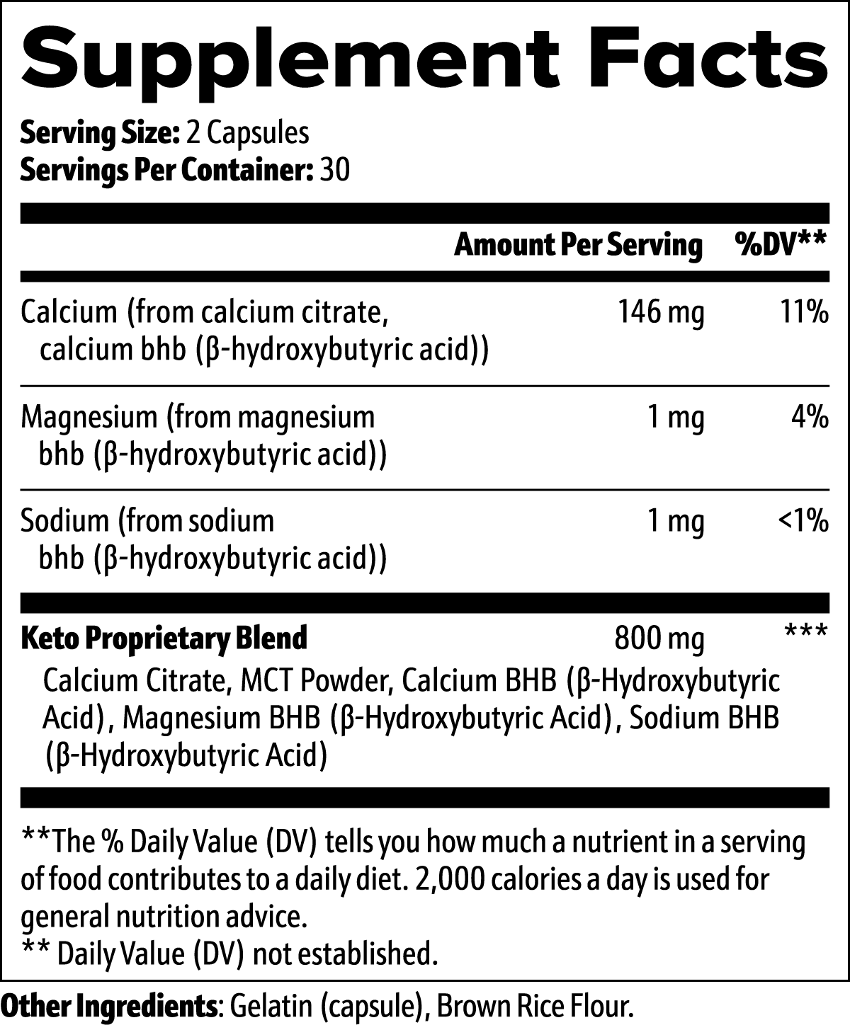 Keto BHB - Capsules