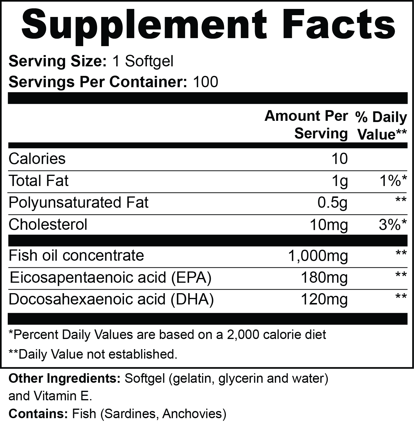 Omega-3 - Softgels