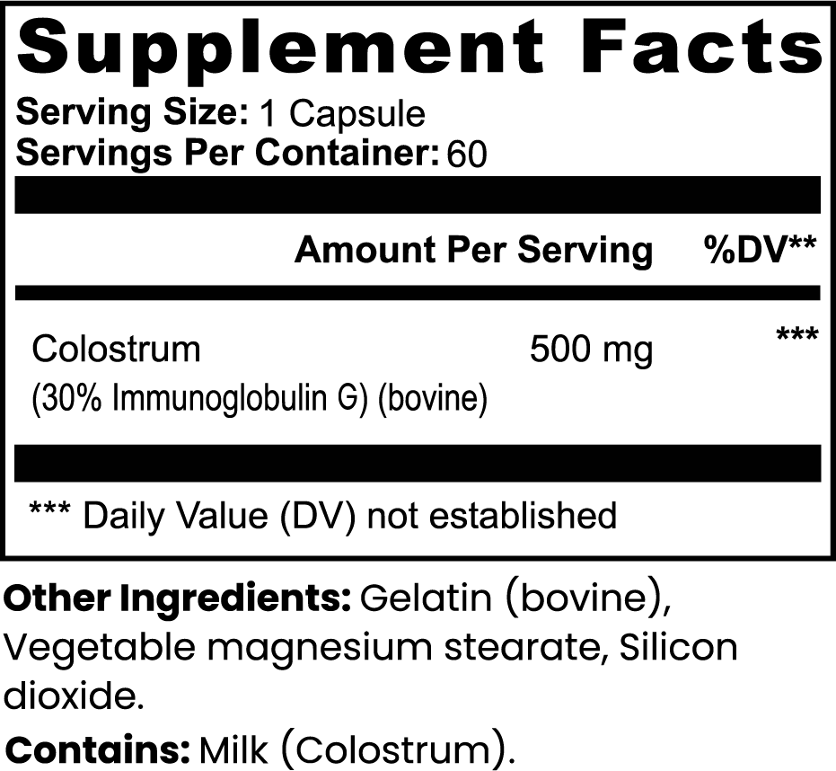 Colostrum - Capsules