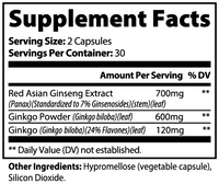 Ginkgo Biloba + Ginseng - Capsules