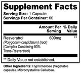 Resveratrol 50% (600mg) - Capsules