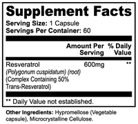 Resveratrol 50% (600mg) - Capsules